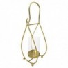 ORIGEN Home Decor Candelabro Jarrones et Portavelas | Chandelier doré - 44x18x13cm