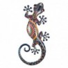 ORIGEN Home Decor Wall Wall Lizard Jardin | Mur de jardin orange Adorno - 2x46x20cm