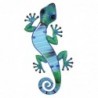 ORIGEN Home Decor Lizard 3 U Jardin | Ornement de mur de jardin multicolore - 1x30x12cm