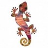 ORIGEN Home Decor Lizard 3 U Jardin | Ornement de mur de jardin multicolore - 1x30x12cm