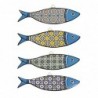 ORIGEN Home Decor Pendant Fish 4 ou Pendants | Pendentif bleu - 1x30x8cm