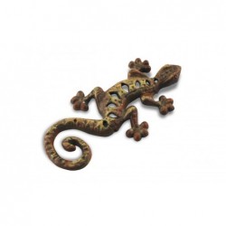 ORIGEN Home Decor Lizards Animaux | Figure de lézard brun - 2x16x9cm