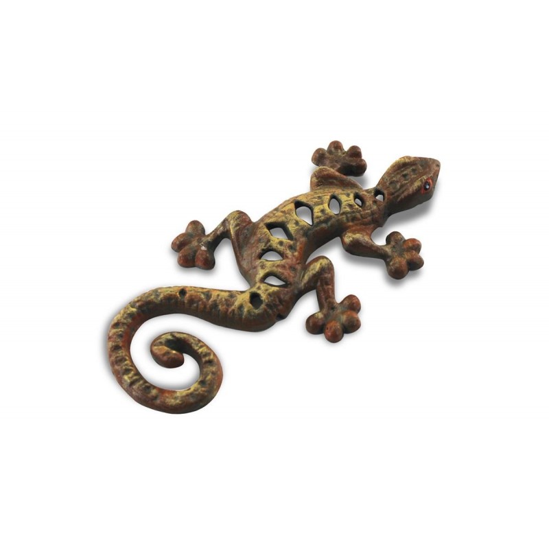 ORIGEN Home Decor Lizards Animaux | Figure de lézard brun - 2x16x9cm