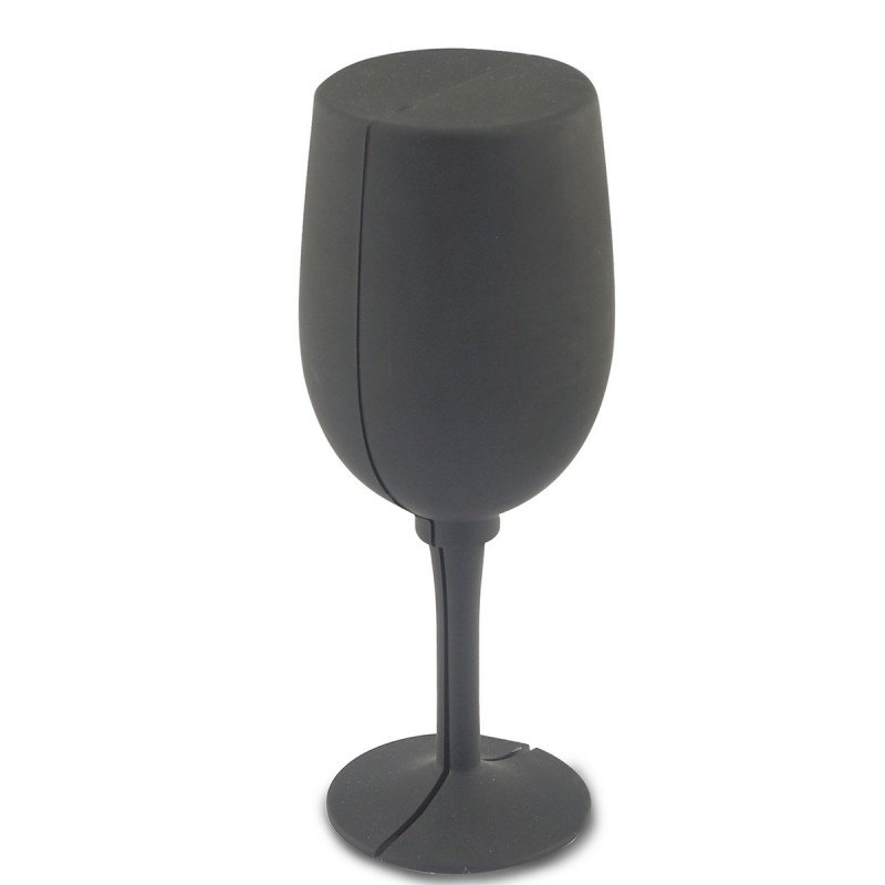 ORIGEN Home Decor Cups Vino Openbotellas | Coupe noire - 23x9x9cm