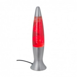 ORIGEN Home Decor Lampe de lave rouge 4 lampes U | Lampe de lave multicolore - 40x10x10cm