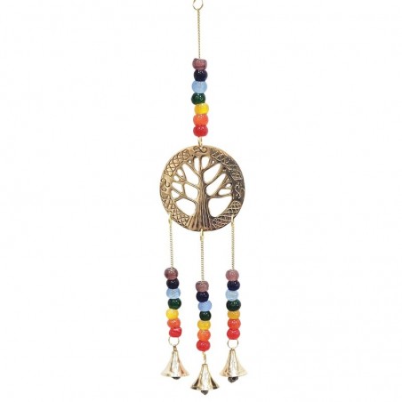 ORIGEN Home Decor Mobile Adorno Metal Collapant Life Tree | Pendant métal multicolore - 35x8x2cm