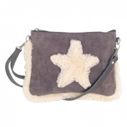 ORIGEN Home Decor Sacs et chapeaux Bandolera Star | Bandolera noir - 18x25x2cm