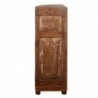 ORIGEN Home Decor Cabinet auxiliaire d'angle des étagères | Étagère brune - 113x53x38cm