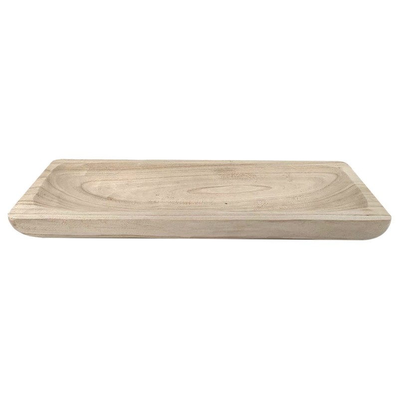 ORIGEN Home Decor Plateaux de plateau carré | Plateau brun - 5x42x15cm