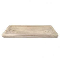 ORIGEN Home Decor Plateaux de plateau carré | Plateau brun - 5x50x20cm