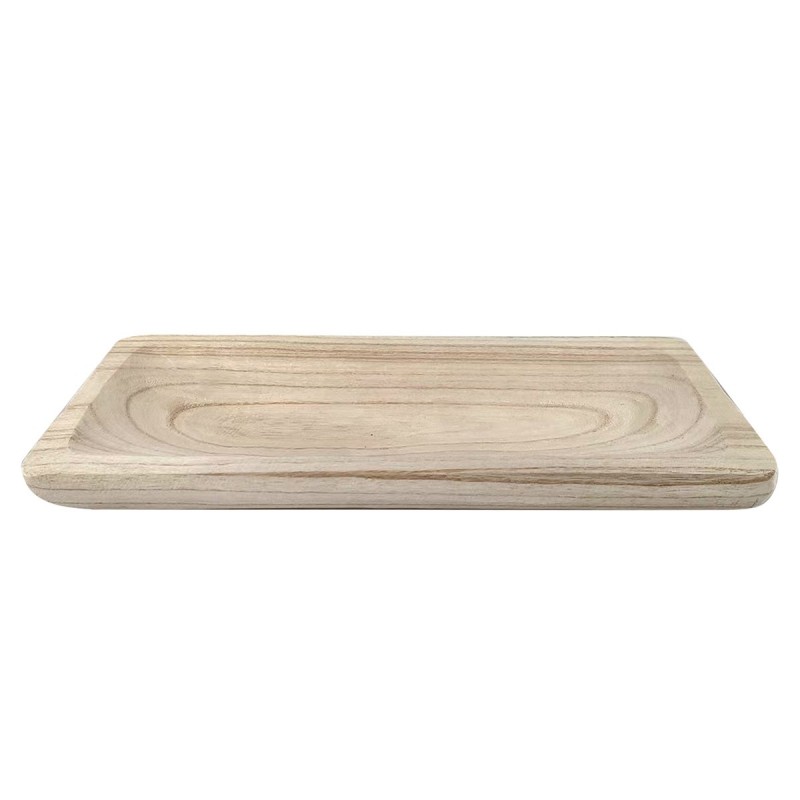 ORIGEN Home Decor Plateaux de plateau carré | Plateau brun - 5x50x20cm