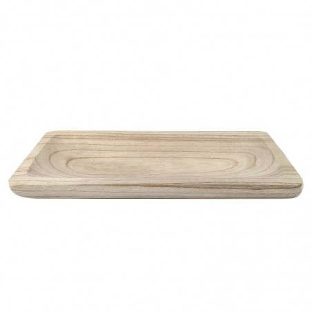 ORIGEN Home Decor Plateaux de plateau carré | Plateau brun - 5x50x20cm