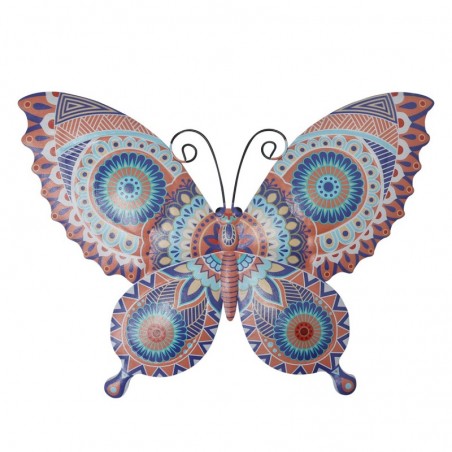 ORIGIN Home Decor Jardin de Papillons | Figurine Papillon Marron - 23x30x1cm