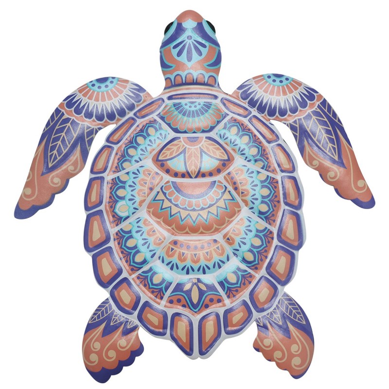 ORIGIN Home Decor Jardin Tortue | Figurine Tortue Grise - 31x28x1cm