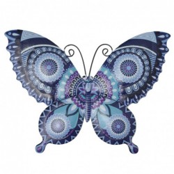 ORIGIN Home Decor Jardin de Papillons | Figurine Papillon Gris - 23x30x1cm