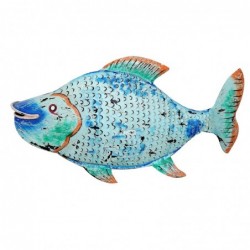 ORIGIN Home Decor Bougeoir Marin Poisson Bleu 3x86x20cm | Figurine de poisson bleu pour la décoration de la maison