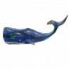 ORIGIN Home Decor Figurine de Poisson Bleu Baleine Marin - 36x93x22cm