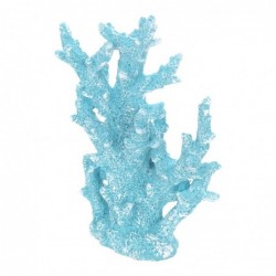 ORIGIN Home Decor Marin Corail | Figurine Bleue - 24x19x8cm pour Décoration Intérieure et Extérieure