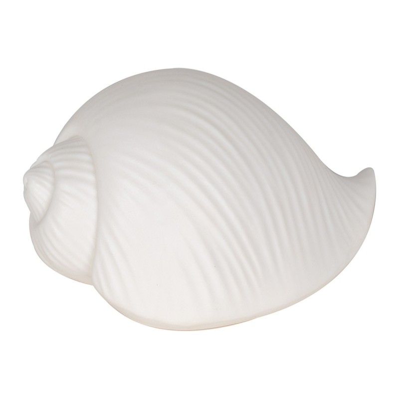 ORIGIN Home Decor Shell Lampes lumineuses | Figurine Marin Écru - 8x13x9cm