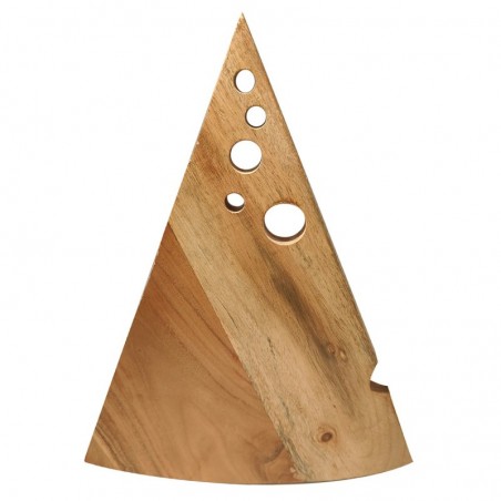 ORIGIN Home Decor Ustensiles pour planche à fromage | Tableau marron  29 x 22 x 2 cm en bois de haute qualité.