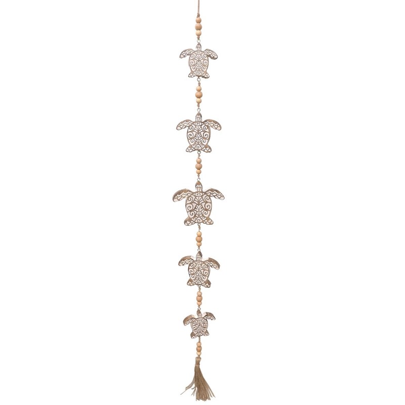 ORIGEN Home Decor Mobile Tortue Suspendue Blanc - 123x15x2cm | Décoration d'intérieur et style unique.