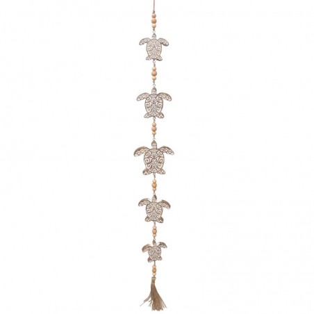 ORIGEN Home Decor Mobile Tortue Suspendue Blanc - 123x15x2cm | Décoration d'intérieur et style unique.