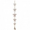 ORIGEN Home Decor Mobile Tortue Suspendue Blanc - 123x15x2cm | Décoration d'intérieur et style unique.