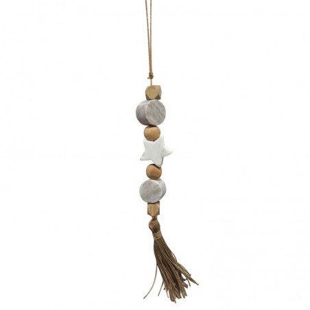 ORIGEN Home Decor Suspension Bohème Marron - 48x5x3cm