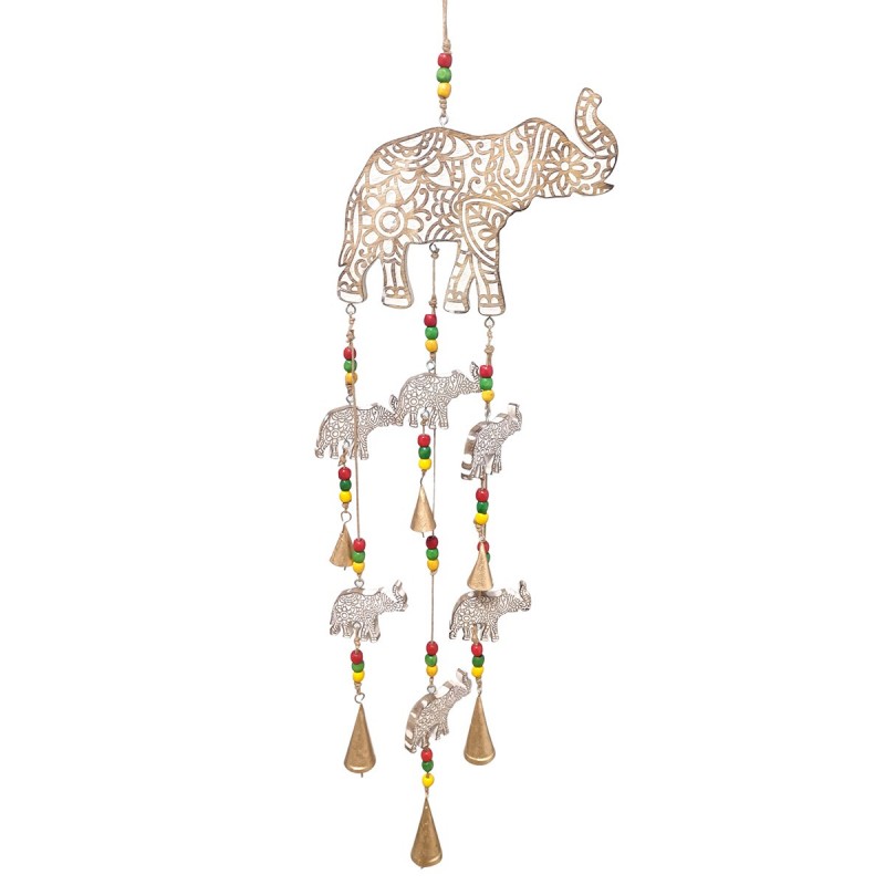 ORIGEN Home Decor Pendentifs Éléphant Mobile Marron 92x24x4cm