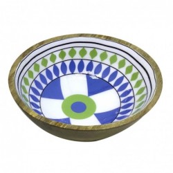 ORIGIN Home Decor Boîtes et plateaux à bol moyen | Bol Vert Ovale - 10x25x25cm