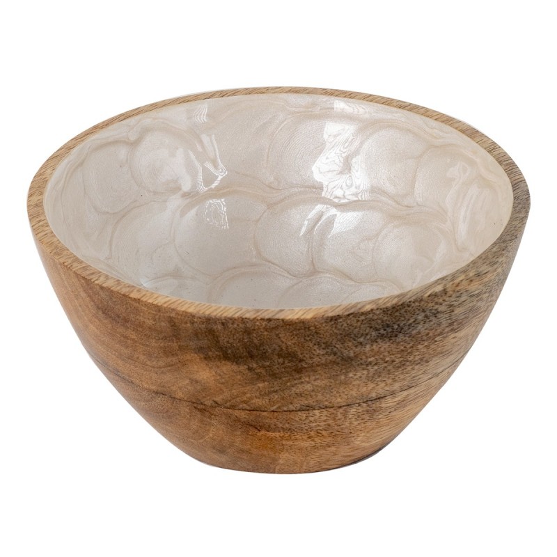 ORIGIN Home Decor Petites boîtes et plateaux | Bol Rond en Argent - 7x13x13cm