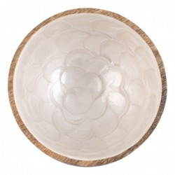 ORIGIN Home Decor Petites boîtes et plateaux | Bol Rond en Argent - 7x13x13cm