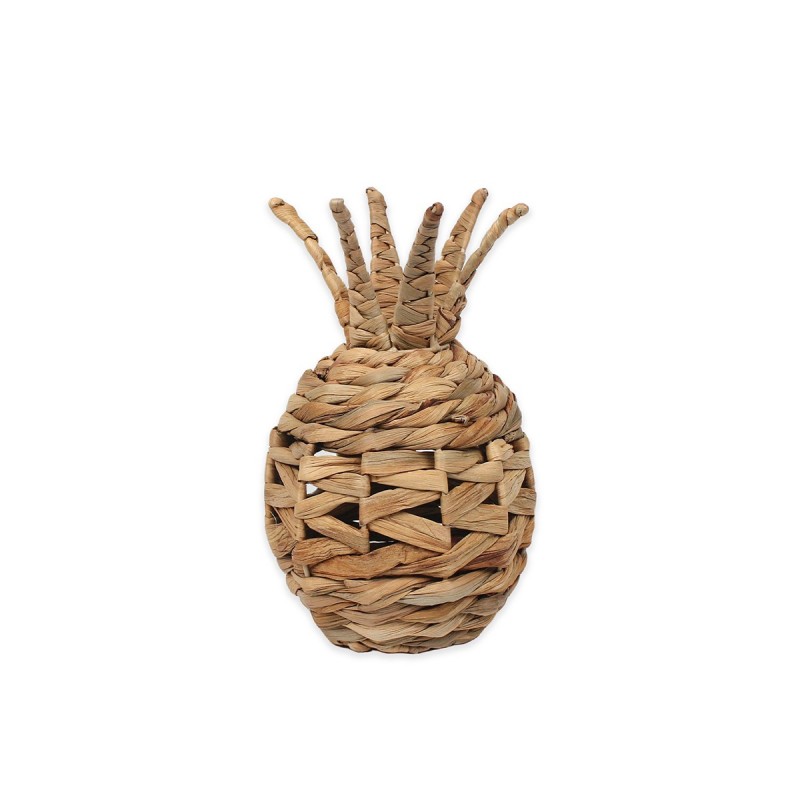 ORIGEN Home Decor Décoration Ananas Divers Panier Marron - 28x16x16cm