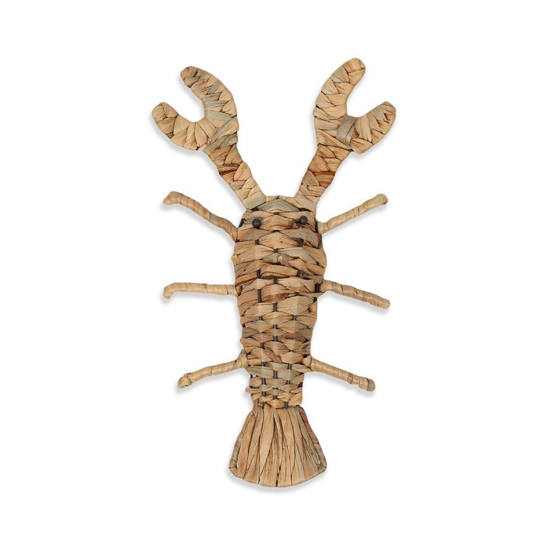 ORIGEN Home Decor Images de décoration murale en forme de homard  Décoration murale de jardin Marron 40 x 22 x 5 cm