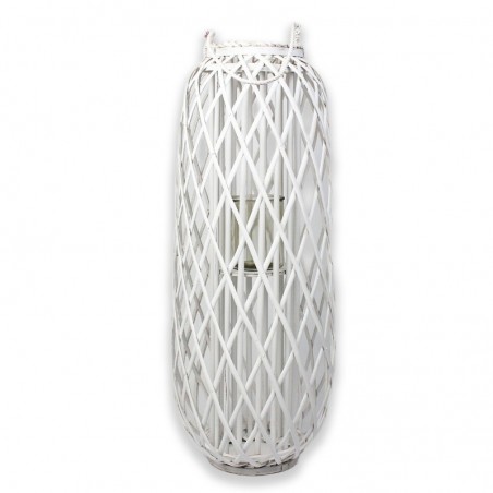 ORIGEN Home Decor Vases Candélabres et Bougeoir Blanc - 93x30x30cm