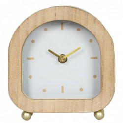 ORIGIN Home Decor Horloge de table Horloges de table | Ovale Écru - 16x15x5cm