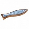 ORIGIN Home Decor Boîtes et plateaux à poisson | Plateau de Décoration Bleu - 3x30x8cm