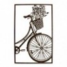 ORIGEN  décoration murale pour la maison, applique de vélo en métal gris Vintage, 75x48x1cm