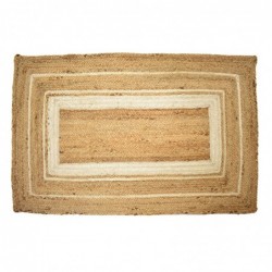 Tapis rectangulaire en jute...