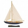 ORIGIN Home Decor Bateau Voilier Véhicules | Modelage Bateau Blanc - 55x41x9cm