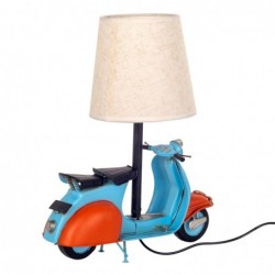 ORIGIN Home Decor Lampe scooter vintage | Lampe de Table Arabe - 34x29x15cm