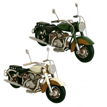 ORIGIN Home Decor Moto 2U Véhicules vintage | Figurine Décorative Moto Italienne - 12x19x8cm