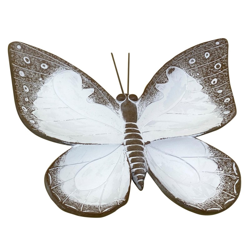 ORIGIN Home Decor Plateaux papillons | Figurine Papillon Gris - 3x21x19cm