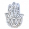 ORIGEN Home Decor Plat Main de Fatima Plateaux Main Figure Blanc 4x25x17cm