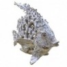 ORIGEN  figurine de poisson marin en argent, décoration d'intérieur, 18x20x11cm, pour la décoration de la maison