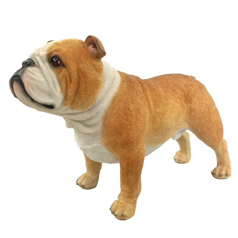 ORIGEN Home Decor Chien Animaux Figurine de Chien Marron - 15x22x10cm