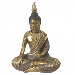 ORIGIN  figurine de bouddha doré, décoration d'intérieur, 22x17x8cm, résine de haute qualité