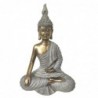 ORIGEN Home Decor Bouddha Bouddhas Figure de Bouddha Gris - 33x22x12cm Résine de Haute Qualité