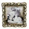 ORIGIN Home Decor Cadre photo 10X10 Miniatures | Cadre Photo Rectangulaire Gris - 13x13x2cm