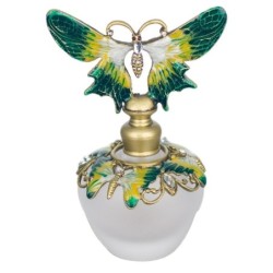 By SIGRIS Bouteille de parfum vert vert 10x5x7cm miniature